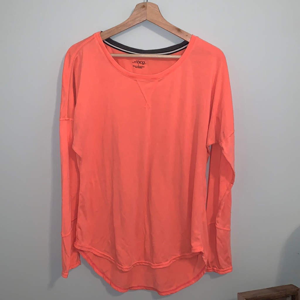 Large Bcg Long Sleeve Workout Top